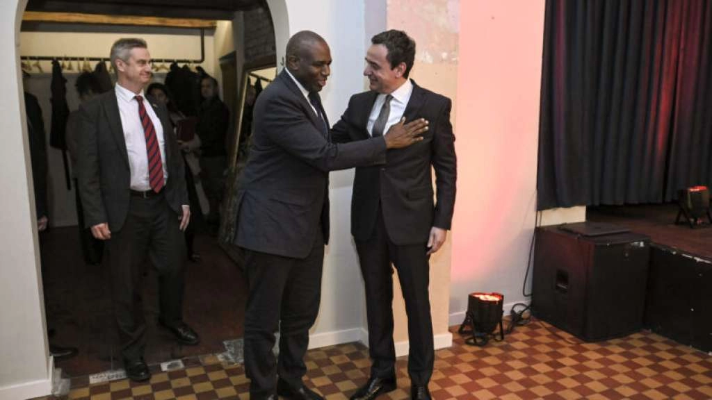 Britanski ministar vanjskih poslova David Lammy u posjetu Kosovu